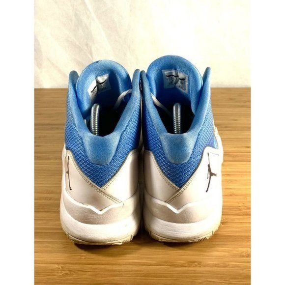 Nike Jordan Aero Mania White Blue Flywire Size 10.5 New Men's 2013 - Picture 6 of 8